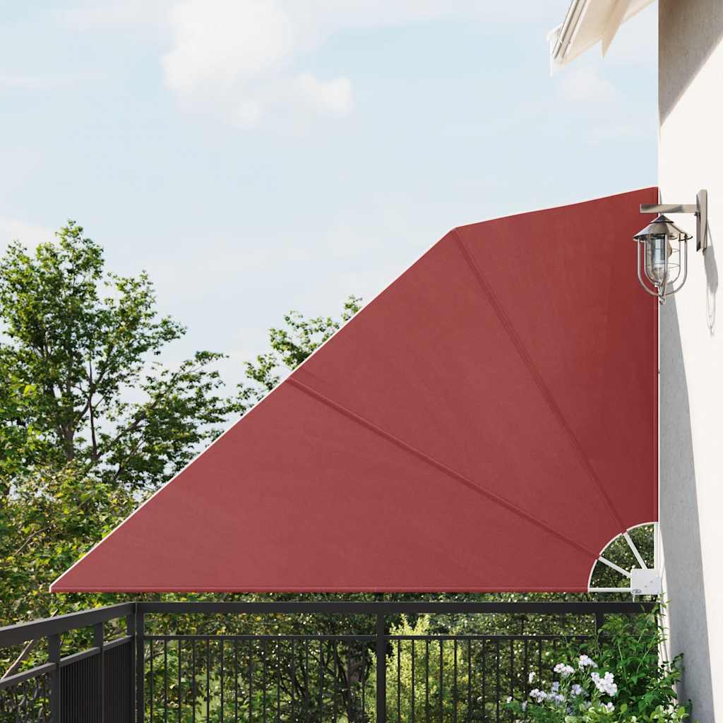 Faltbarer Balkonfächer Terracotta-Rot 160×240 cm