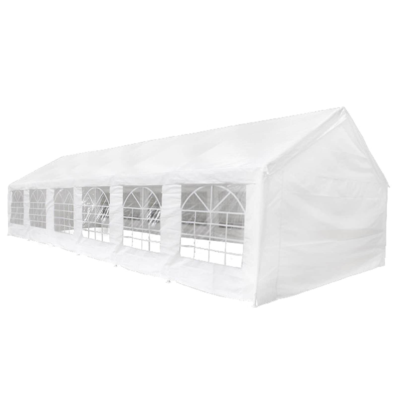Zeltstoff ohne Gestell Weiß 12 x 6 m PE