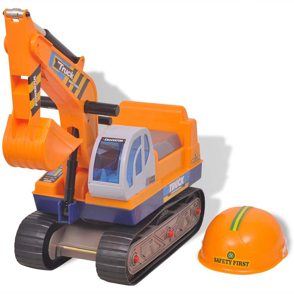 100089 Aufsitzbagger Kunststoff Gelb