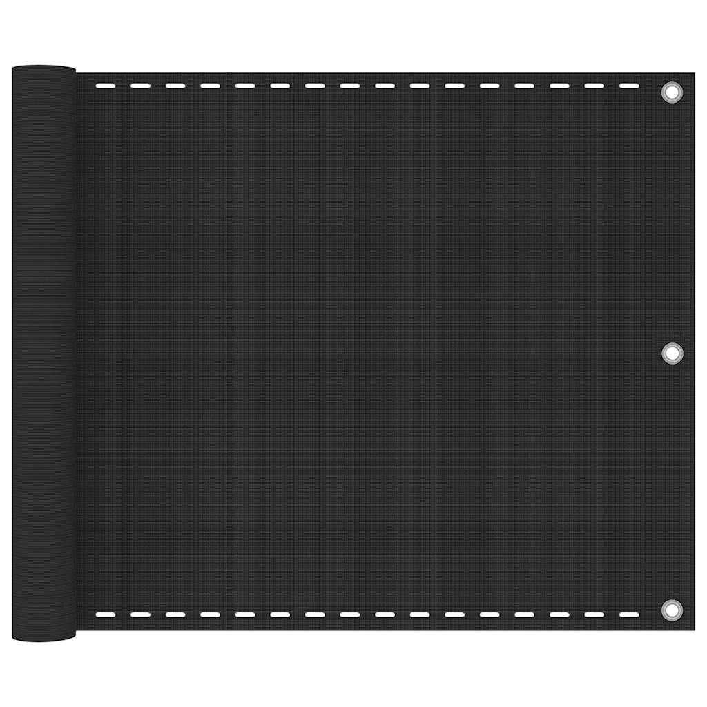 Balkonsichtschutz HDPE 75x600 cm Anthrazit