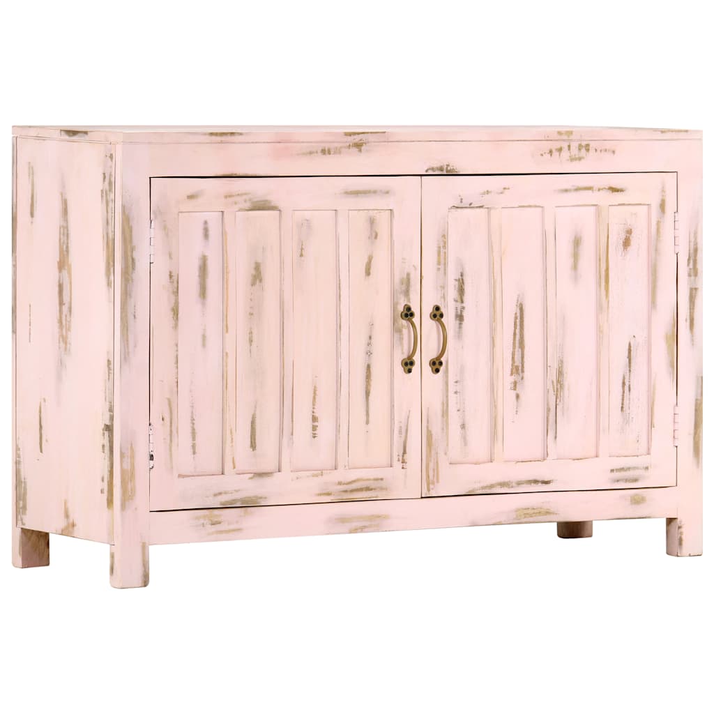 Sideboard Hellrosa 110x35x70 cm Massivholz Mango