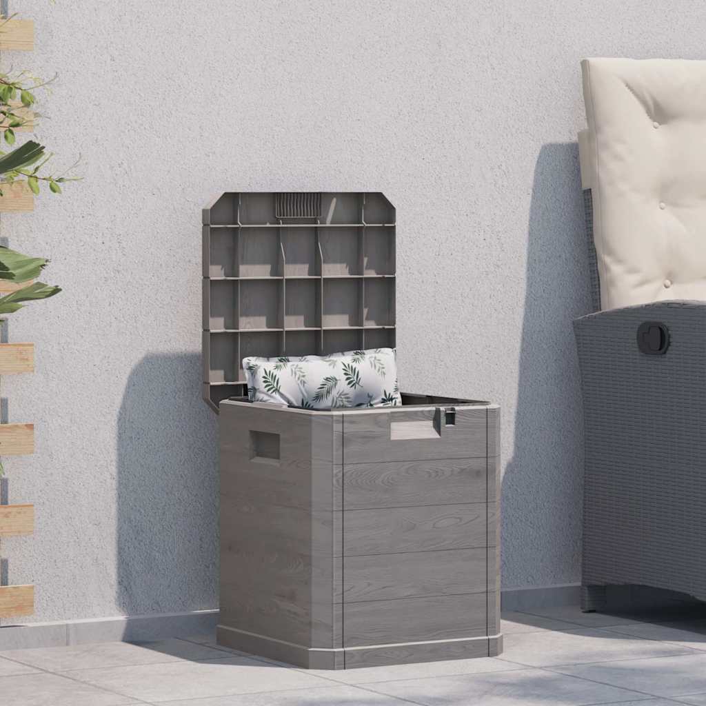 Garten-Aufbewahrungsbox 90 L Braun