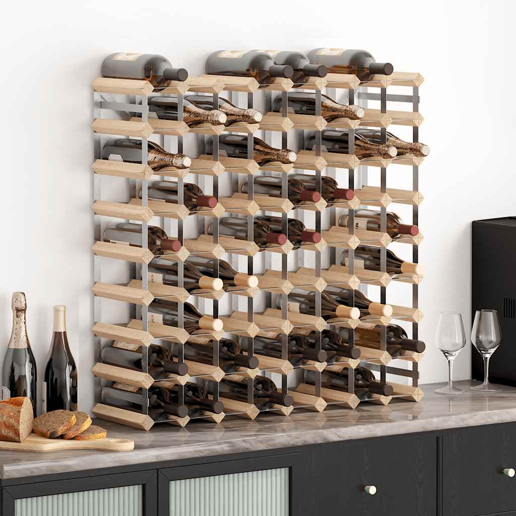 Weinregal für 72 Flaschen Massivholz Kiefer