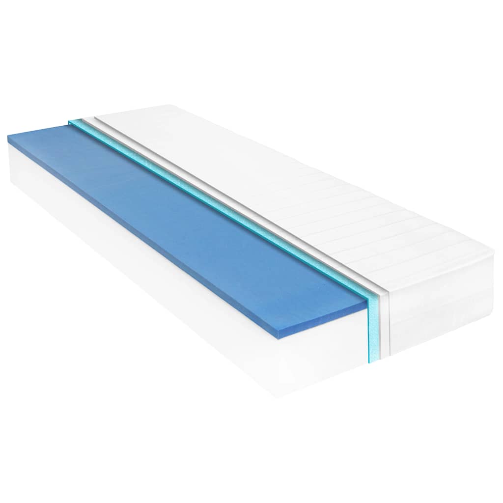Matratze 120 x 200 cm Viskoelastischer Memory-Schaum 18 cm H2