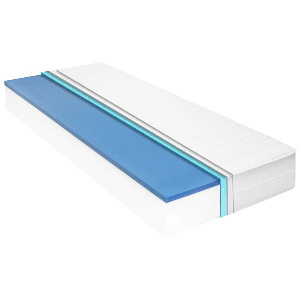 Matratze 140 x 200 cm Viskoelastischer Memory-Schaum 18 cm H2