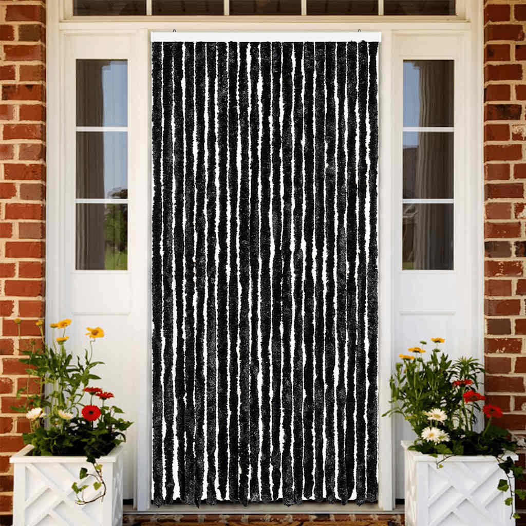 Insektenschutz-Vorhang Anthrazit 90x220 cm Chenille