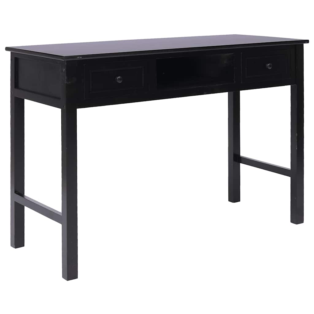 Schreibtisch Schwarz 110×45×76 cm Holz