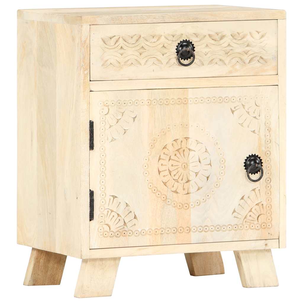 Nachttisch 40 x 30 x 50 cm Massivholz Mango