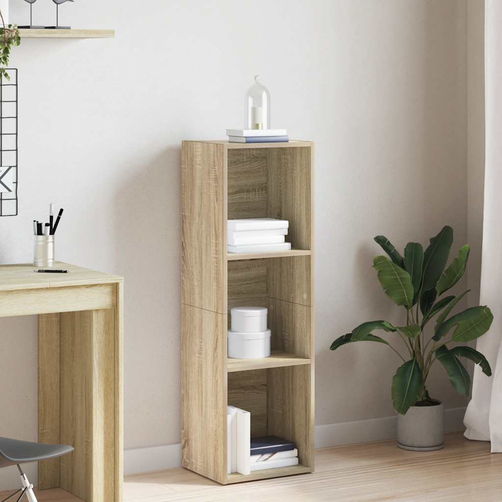 Bücherregal/TV-Schrank Sonoma Eiche 36x30x114 cm Holzwerkstoff