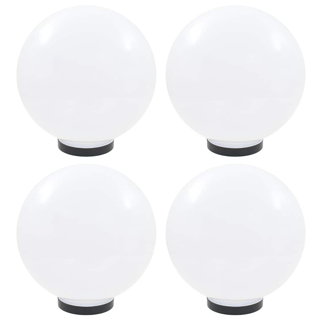LED-Gartenleuchten 4 Stk. Kugelförmig 30 cm PMMA