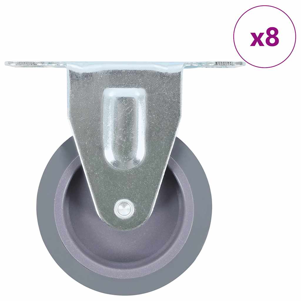 8 Stk. Bockrollen 75 mm