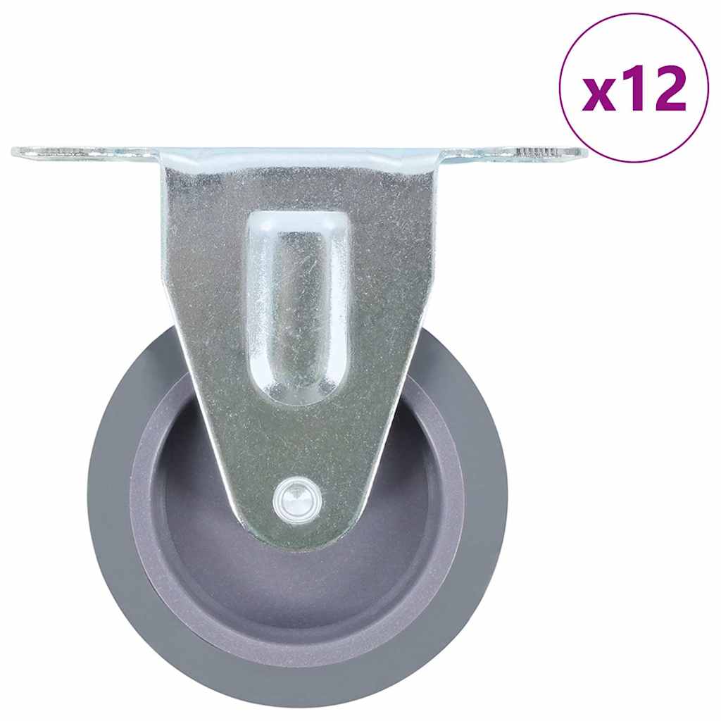12 Stk. Bockrollen 75 mm