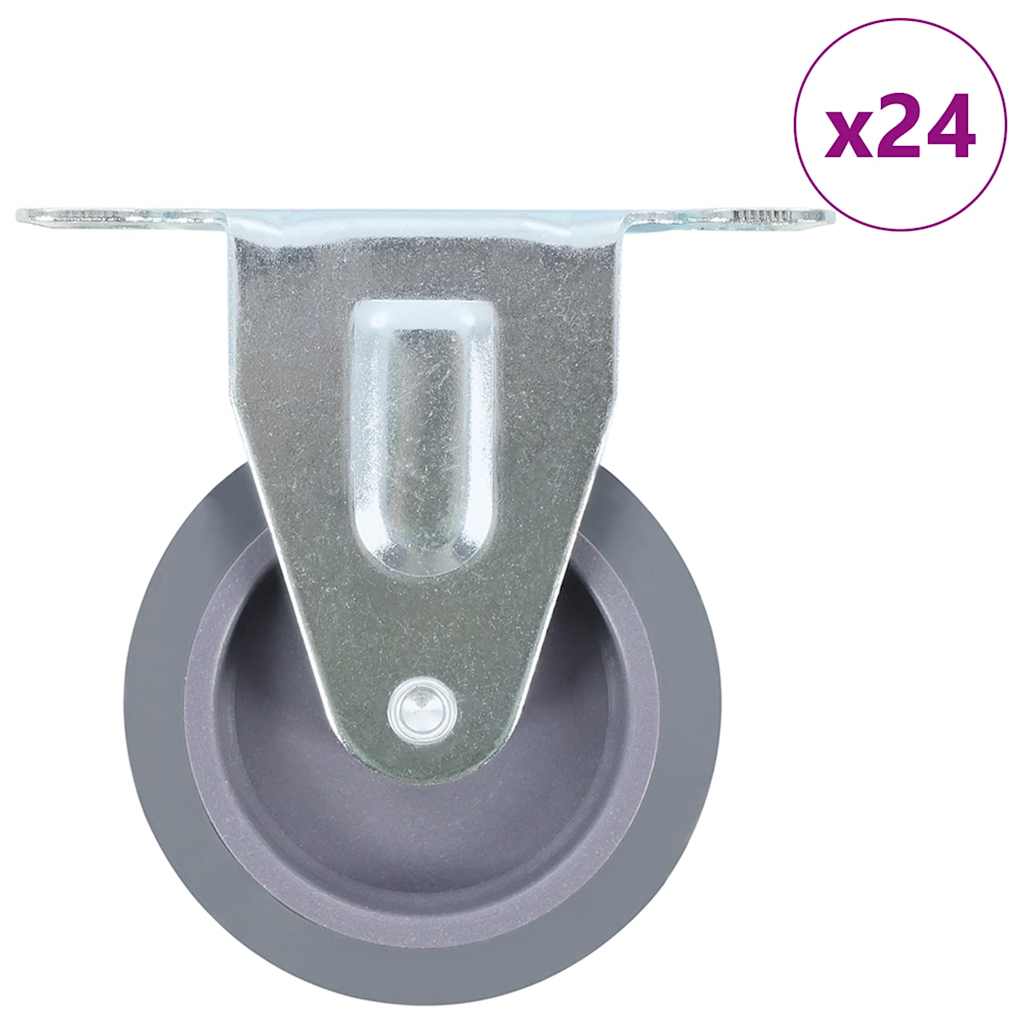 24 Stk. Bockrollen 75 mm