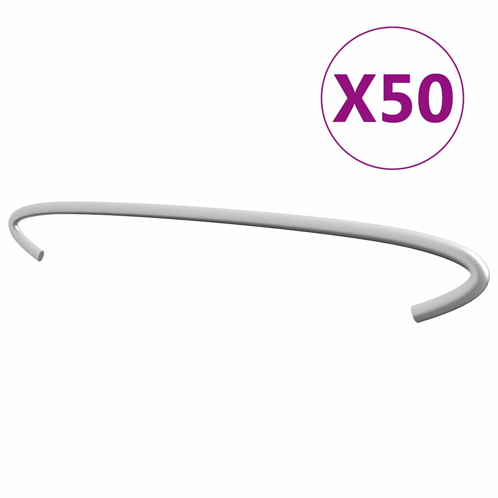 Gabionen-Distanzhalter 50 Stk. Verzinkter Stahl 30 cm