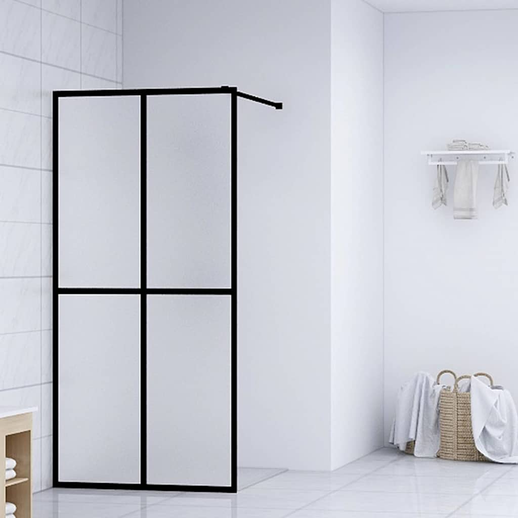 Duschwand für Walk-in Dusche Mattes Sicherheitsglas 140x195 cm