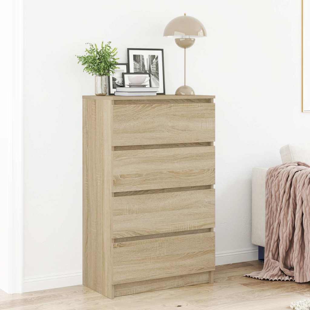 Sideboard Sonoma-Eiche 60x35x98,5 cm Holzwerkstoff
