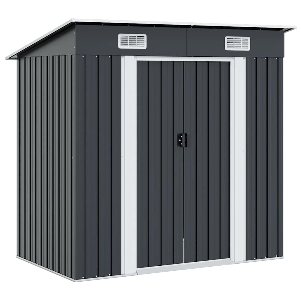 Gartenschuppen Anthrazit Stahl