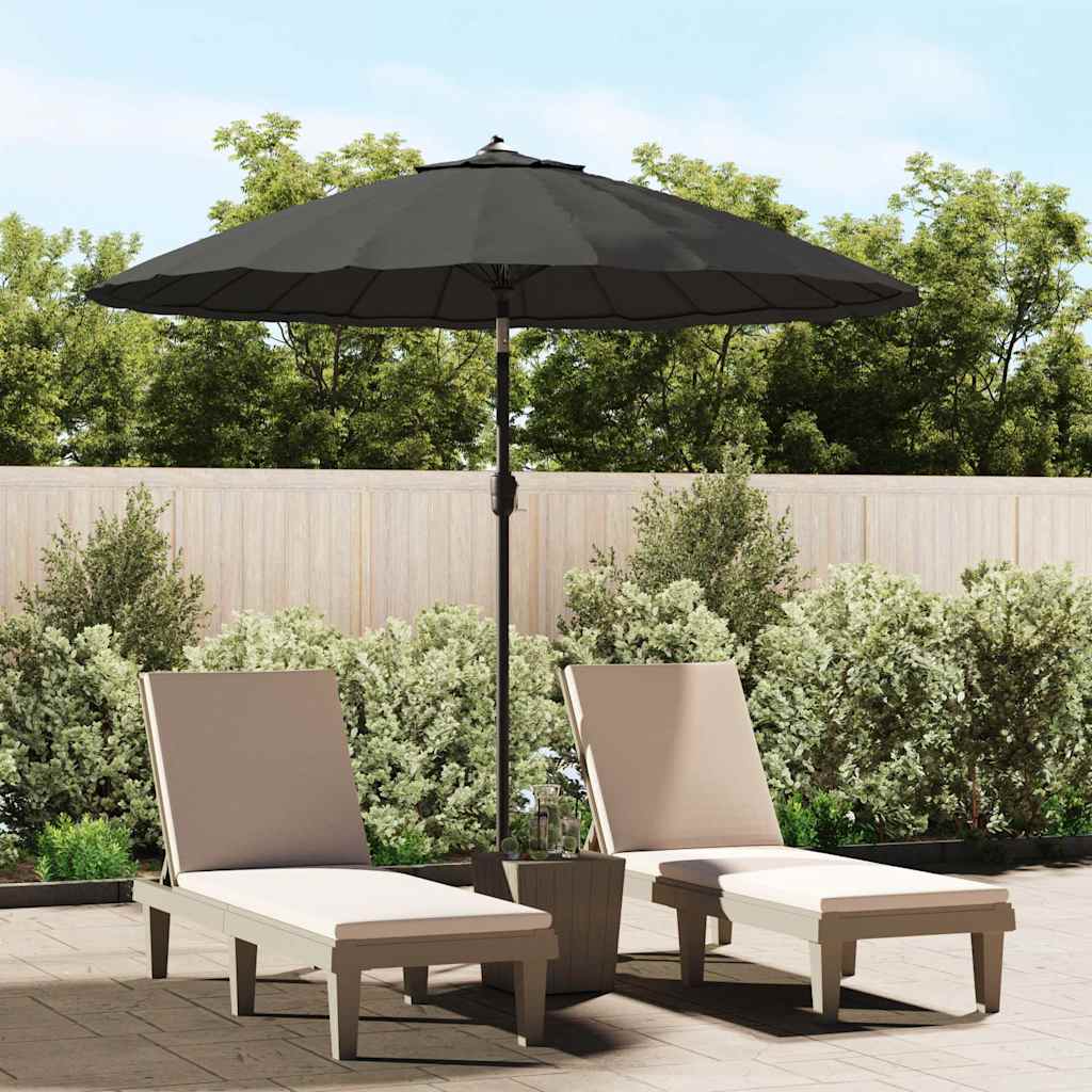Sonnenschirm mit Aluminium-Mast 250 cm Anthrazit