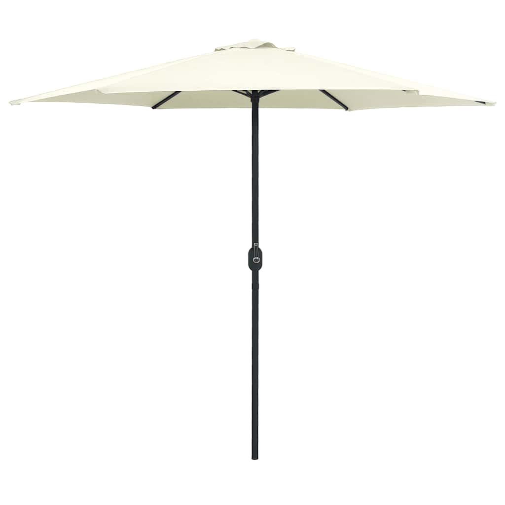 Sonnenschirm mit Aluminium-Mast 270x246 cm Sandweiß