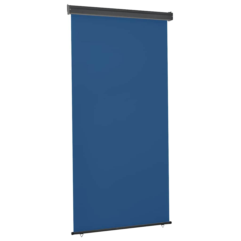 Balkon-Seitenmarkise 125x250 cm Blau