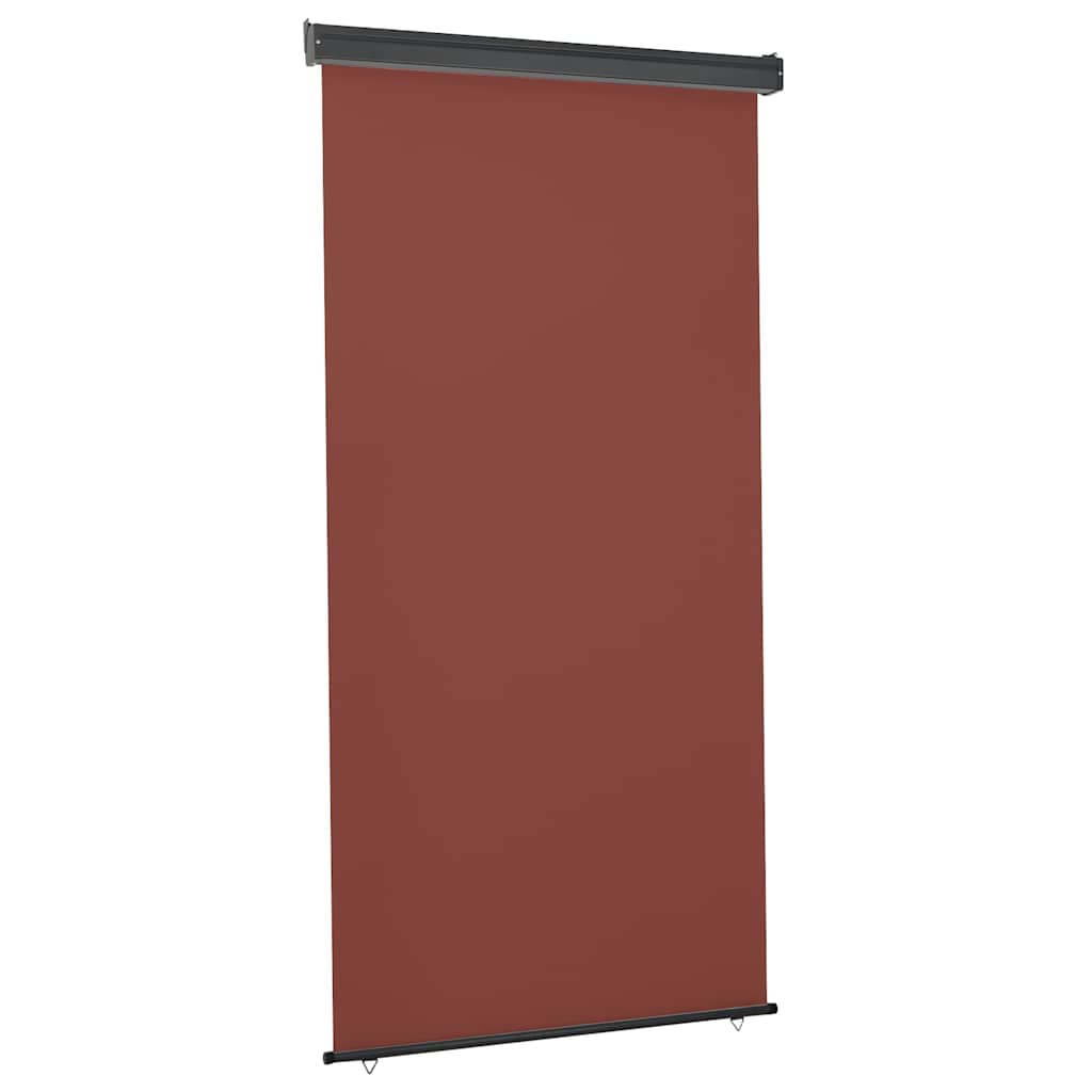 Balkon-Seitenmarkise 125x250 cm Braun