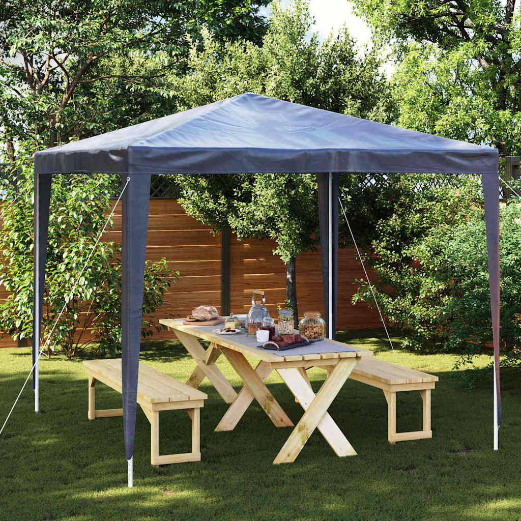 Partyzelt 2,5x2,5 m Blau