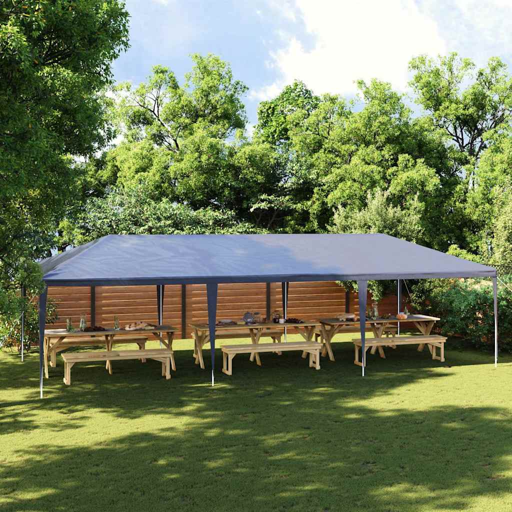 Partyzelt 4x9 m Blau