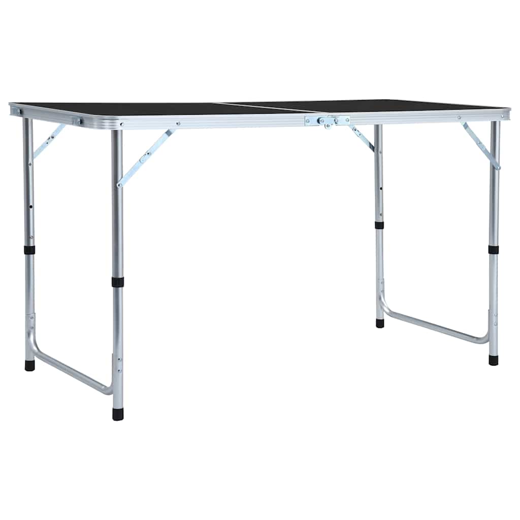 Campingtisch Klappbar Grau Aluminium 120x60 cm