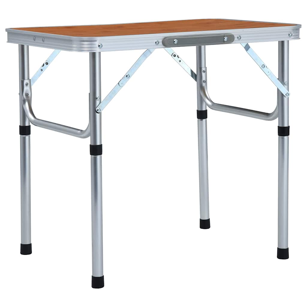 Klappbarer Campingtisch Aluminium 60x45 cm