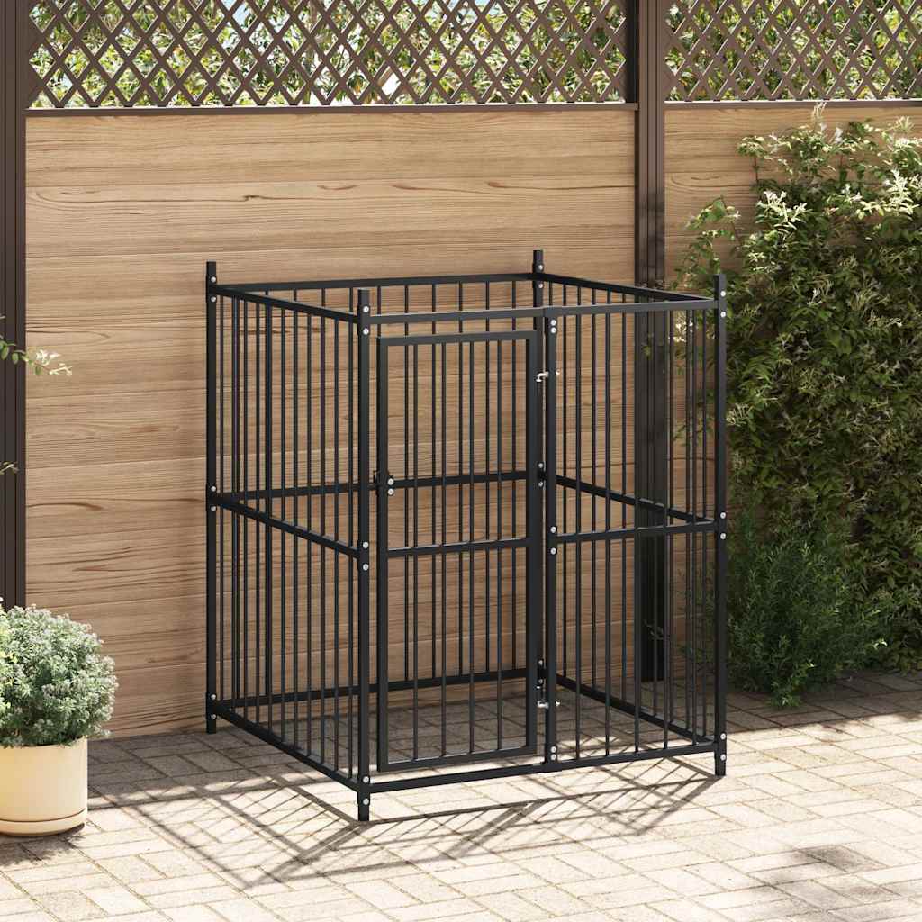 Outdoor-Hundezwinger 120x120x150 cm