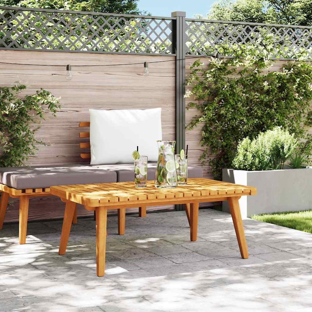 Garten-Couchtisch 90x55x35 cm Massivholz Akazie