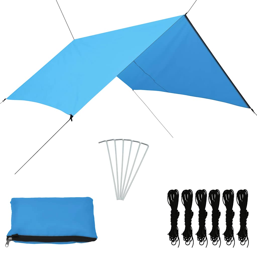 Outdoor-Tarp 3x2,85 m Blau