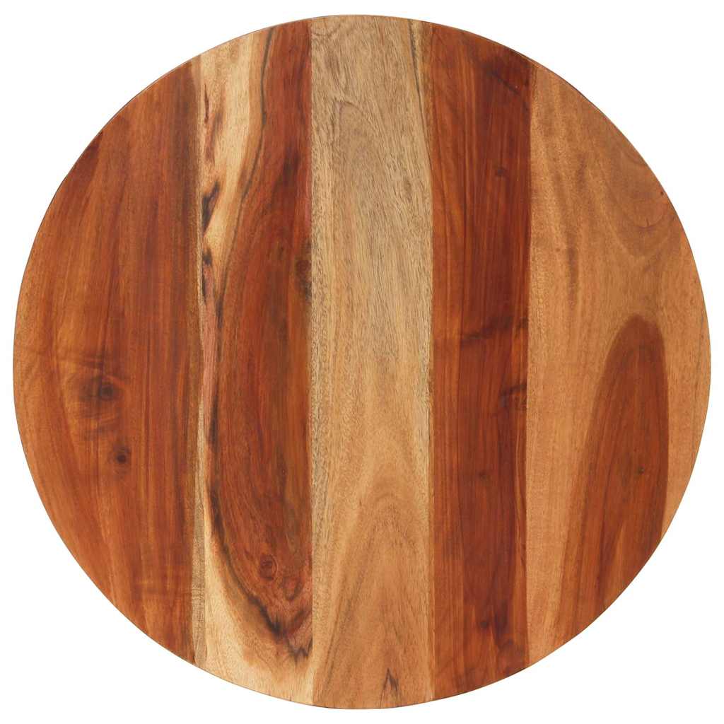Tischplatte Massivholz Akazie Rund 15-16 mm 60 cm
