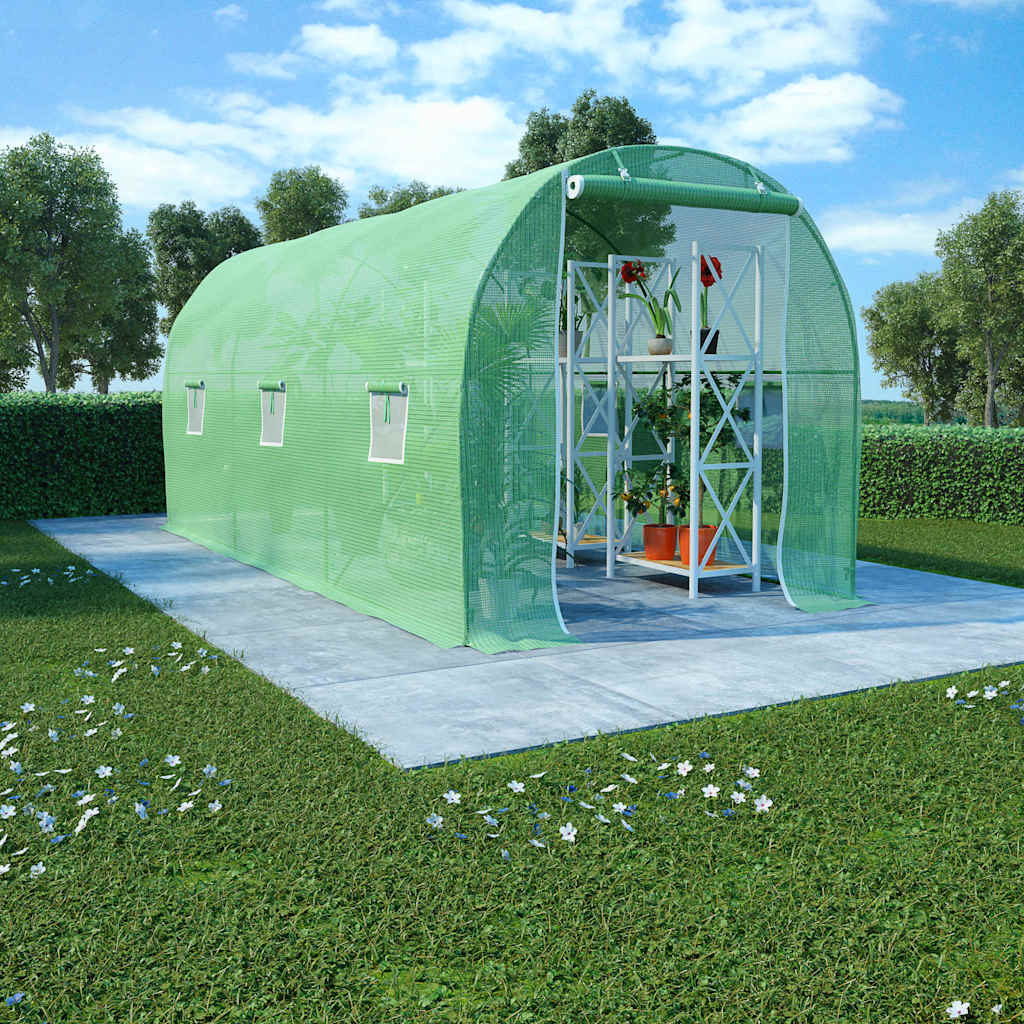 Gewächshaus 9 m² 4,5x2x2 m