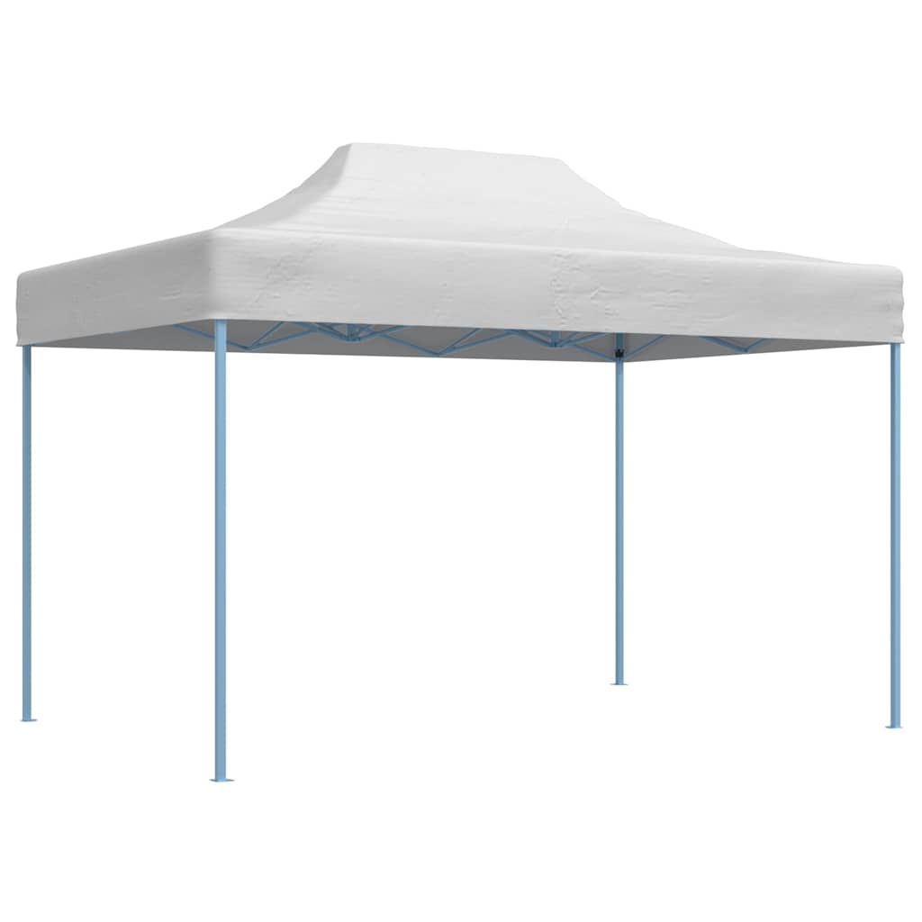 Profi-Partyzelt Faltbar 280x410x315 cm Stahl Weiß