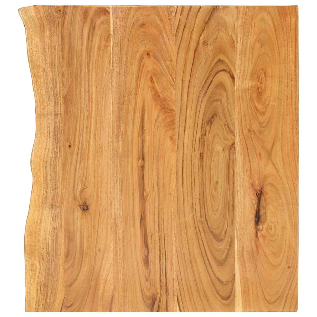 Badezimmer-Waschtischplatte Massivholz Akazie 58x52x2,5 cm