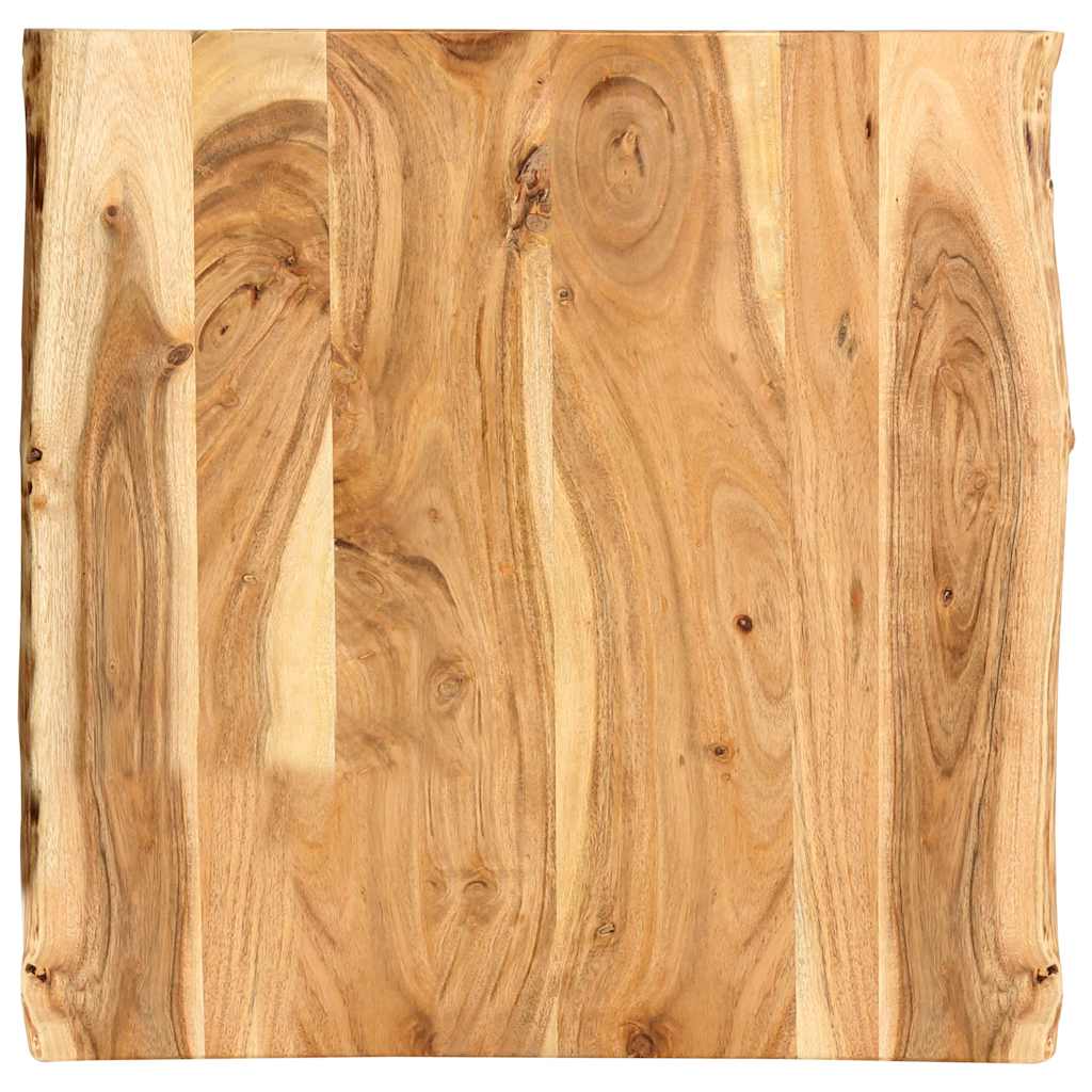 Tischplatte Massivholz Akazie 58x(50-60)x2,5 cm