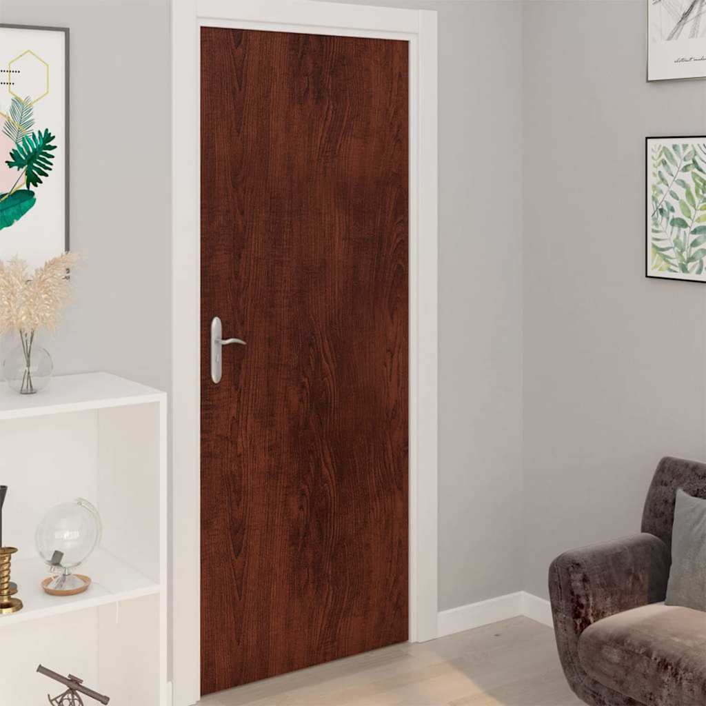 Selbstklebende Möbelfolie Dunkle Eiche 500 x 90 cm PVC