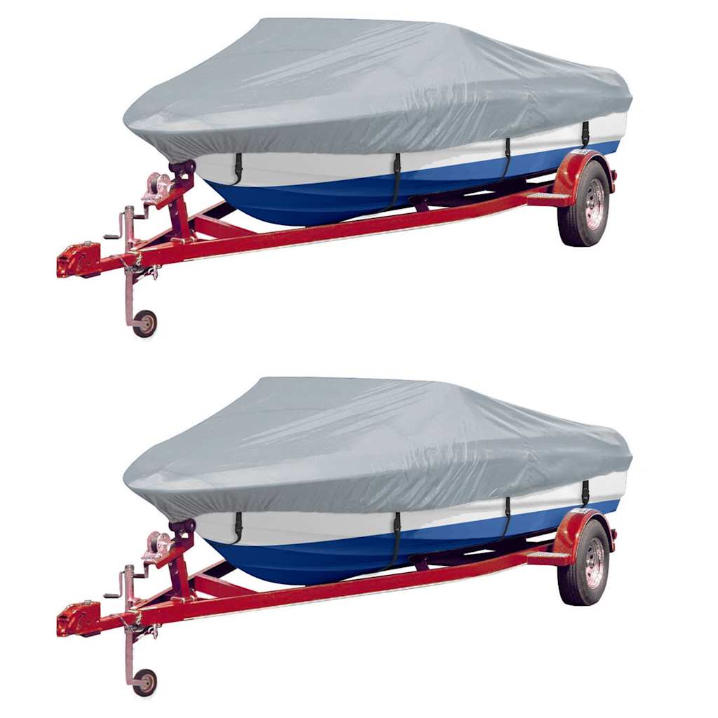 Bootspersenninge 2 Stk. Grau Länge 488-564 cm Breite 239 cm