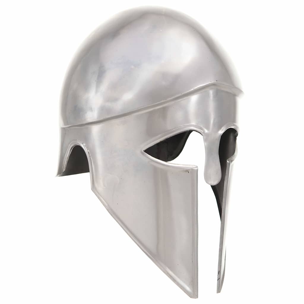 Griechischer Krieger-Helm Antik Replik für LARP Silbern Stahl