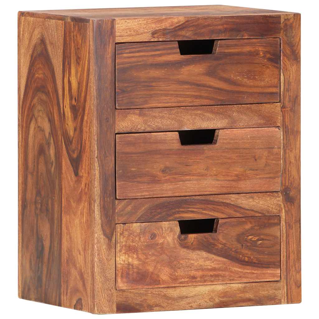 Nachttisch 40x30x50 cm Massivholz Akazie Mango
