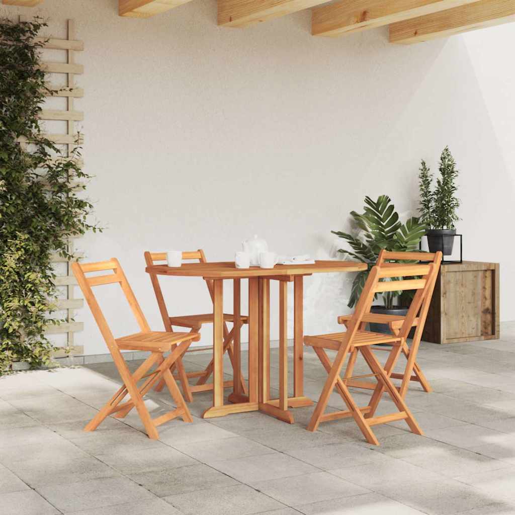 Gartentisch Butterfly Klappbar 120x70x75 cm Teak Massivholz