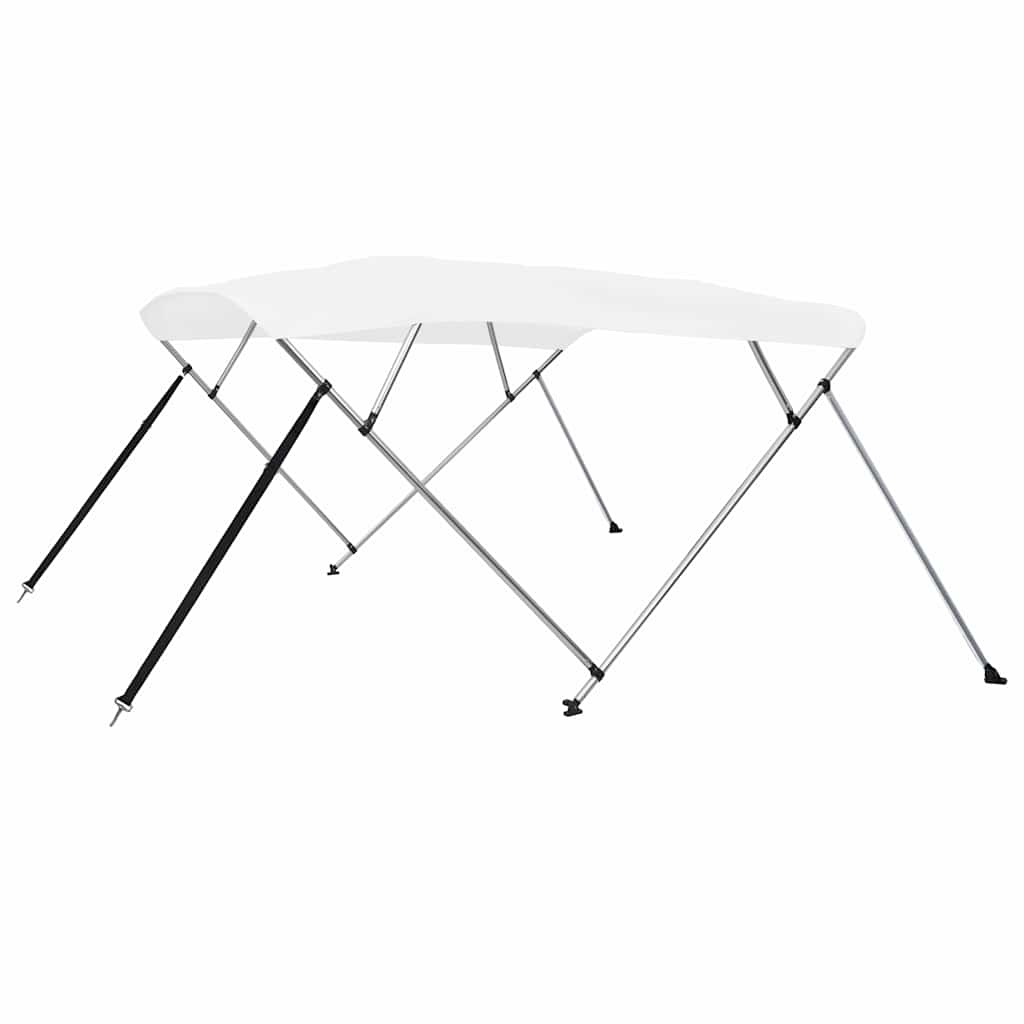 4-Bow Bimini Top Weiß 243x180x137 cm