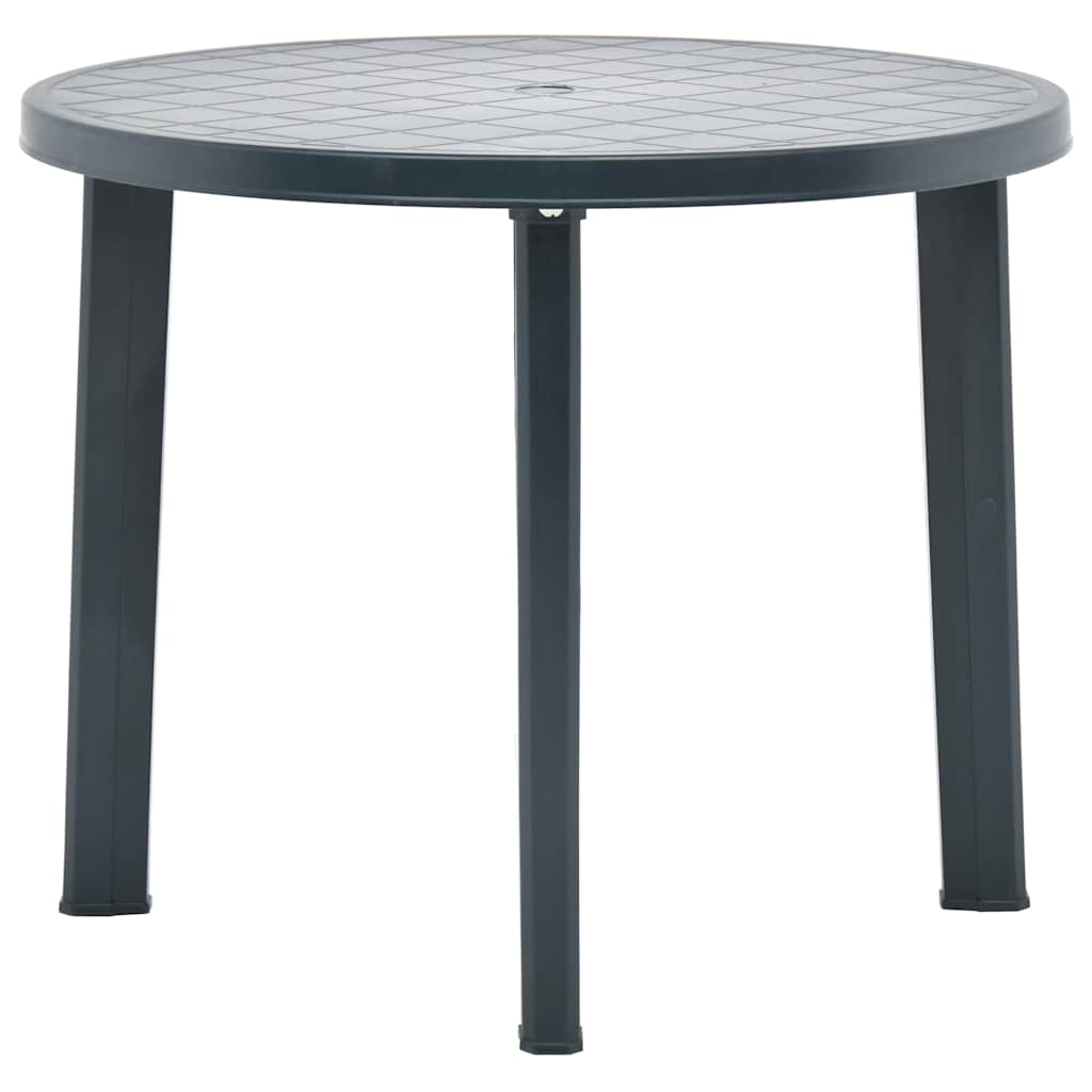 Gartentisch Grün 89 cm Kunststoff