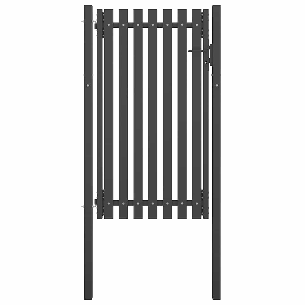 Gartentor Stahl 1x2,25 m Anthrazit