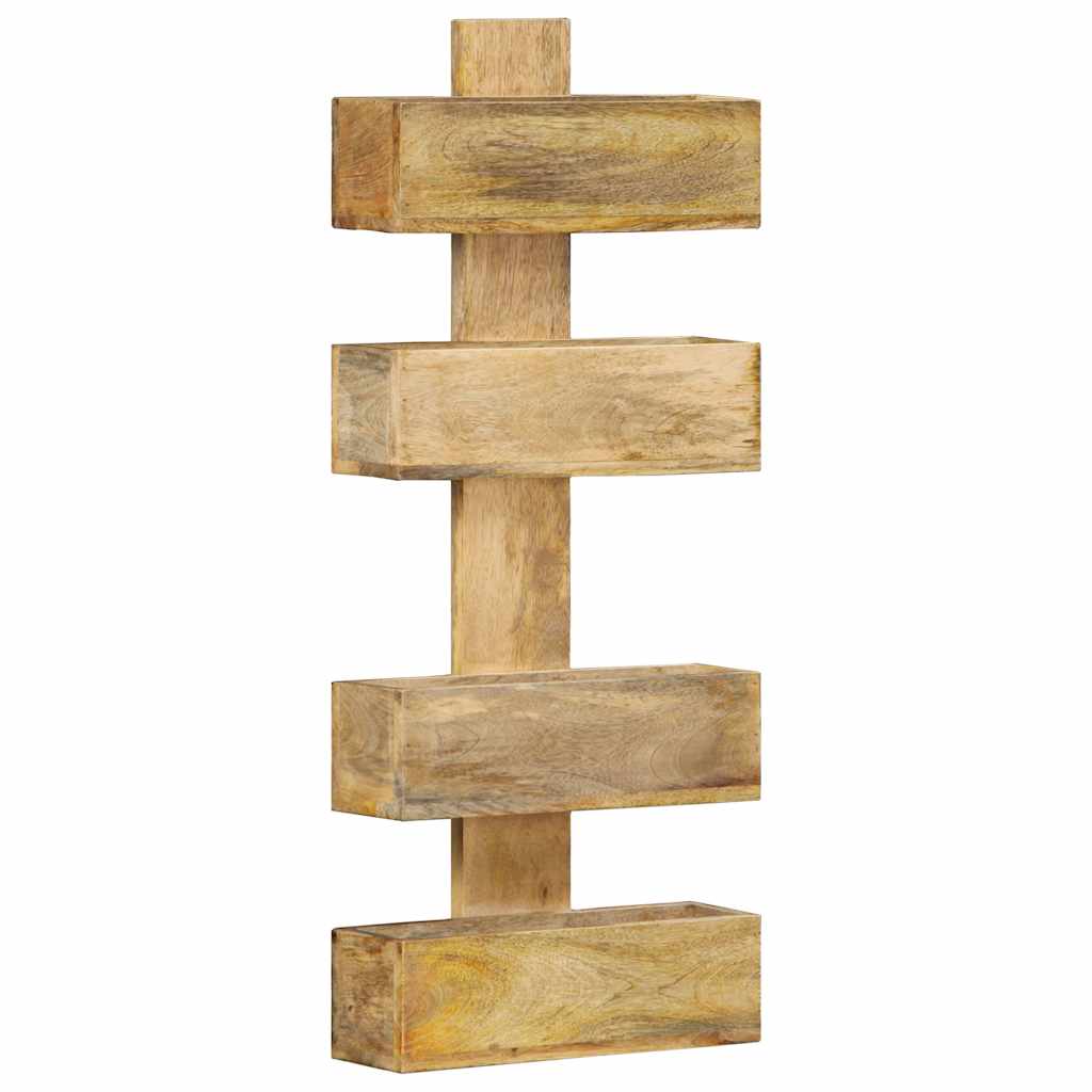 Wand-Zeitschriftenständer 30 x 11 x 72 cm Massivholz Mango