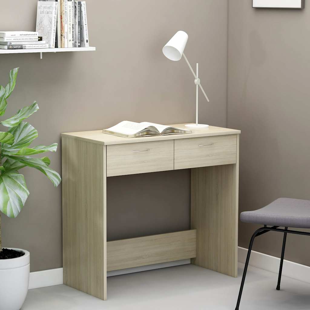 Schreibtisch Sonoma-Eiche 80x40x75 cm Holzwerkstoff