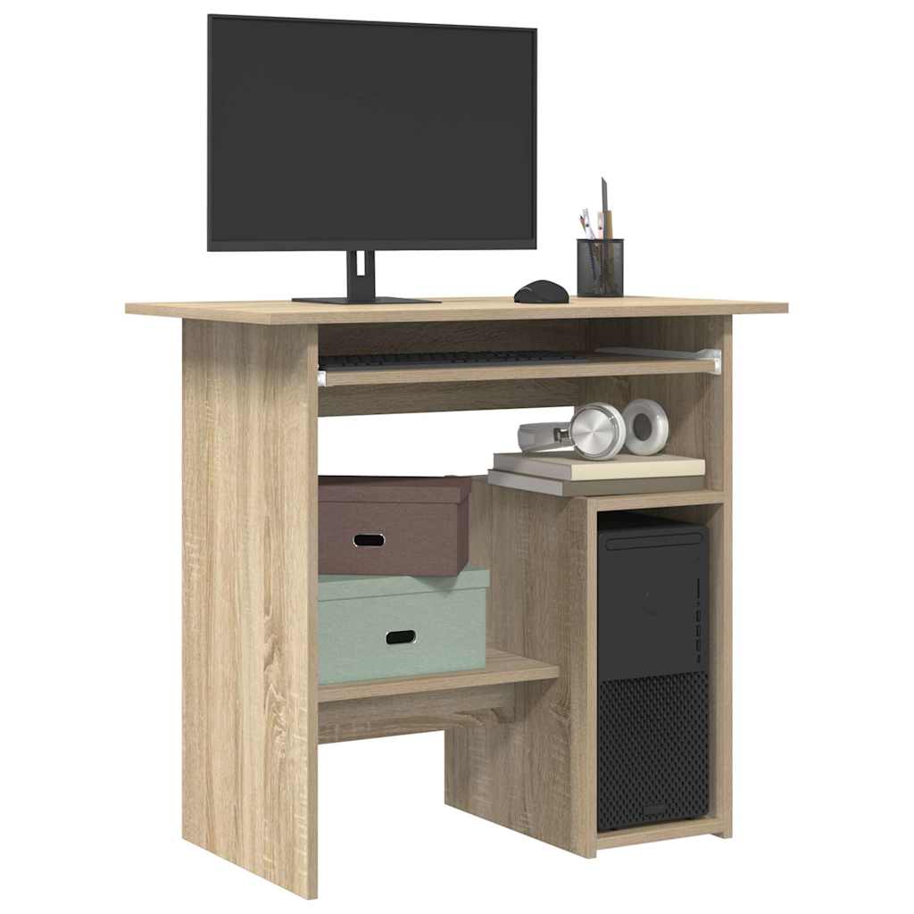 Schreibtisch Sonoma-Eiche 80x45x74 cm Holzwerkstoff