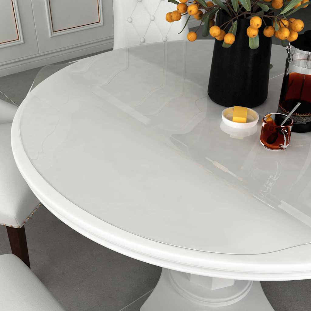 Tischfolie Transparent Ø 120 cm 1,6 mm PVC
