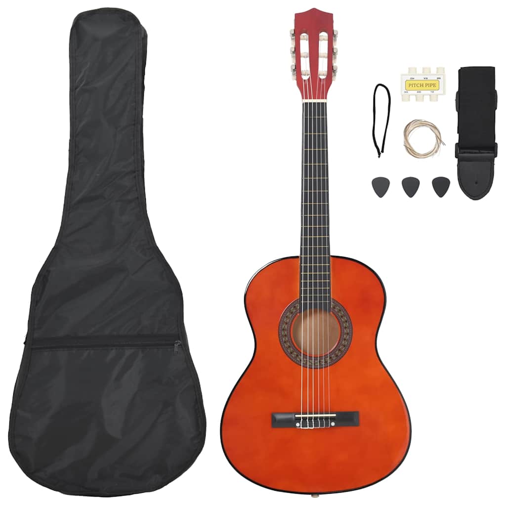 8-tlg. Klassikgitarren-Set für Anfänger 3/4 36"